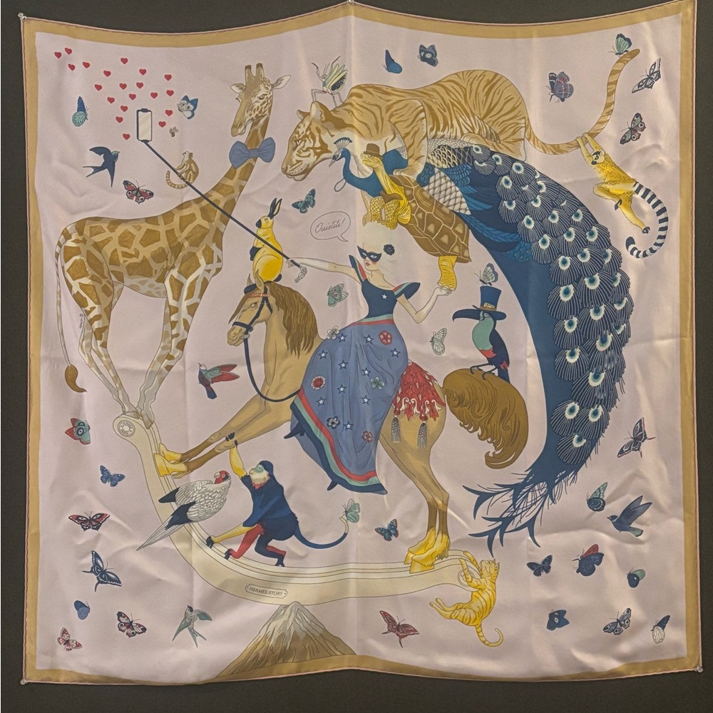 Hermes story 90 cm Scarf